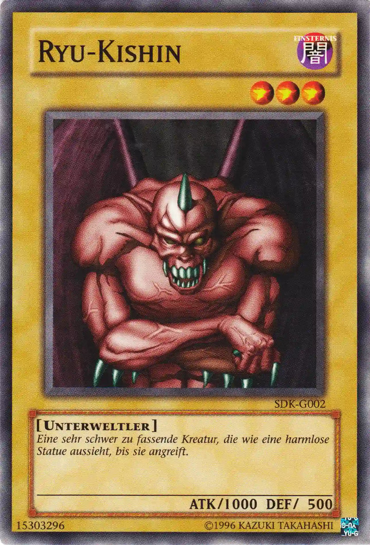 Ryu-Kishin Yu-Gi-Oh! Karte SDK-G002 Common