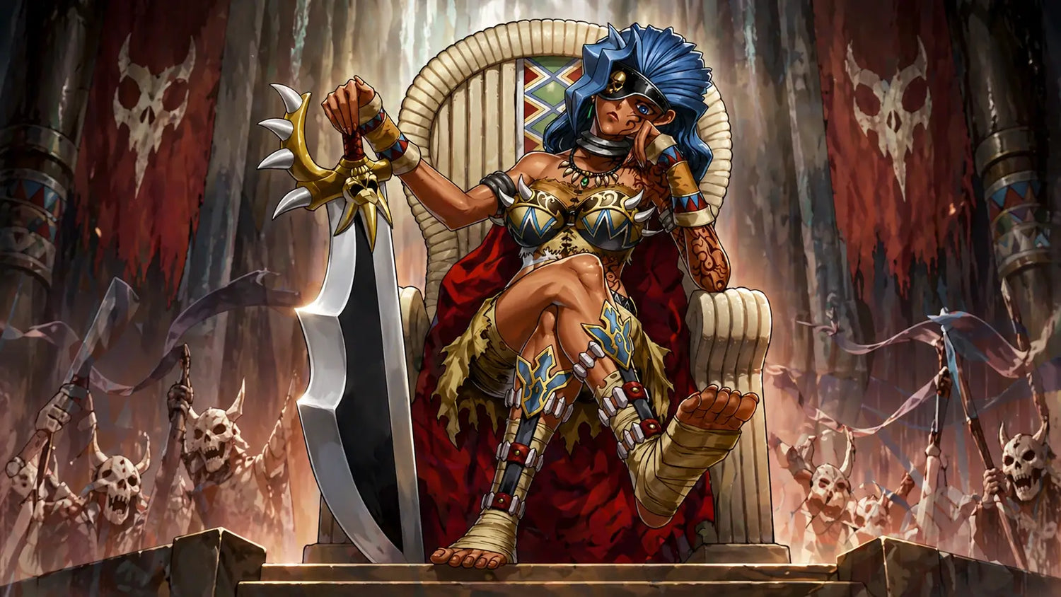 Yu-Gi-Oh! Amazonisch (Amazoness) Themendeck Karten