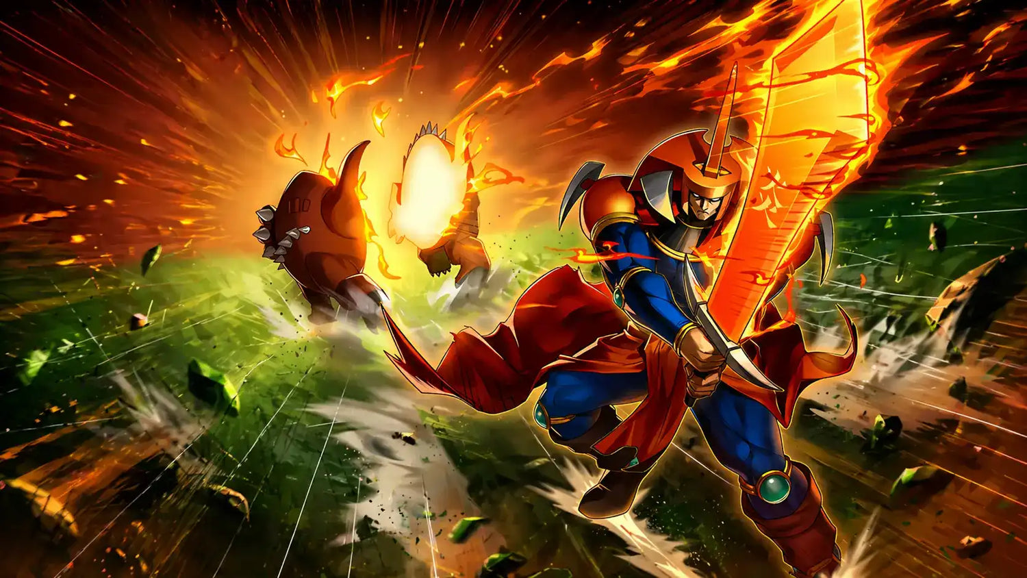 Yu-Gi-Oh! Flammmen-Schwertkämpfer (Flame Swordsman) Serie Karten