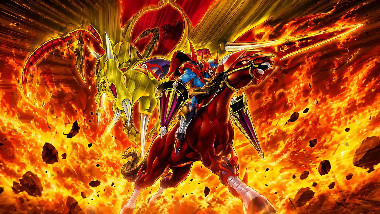 Yu-Gi-Oh! Gaia, zorniger Ritter (Gaia, The Fierce Knight) Themendeck Karten