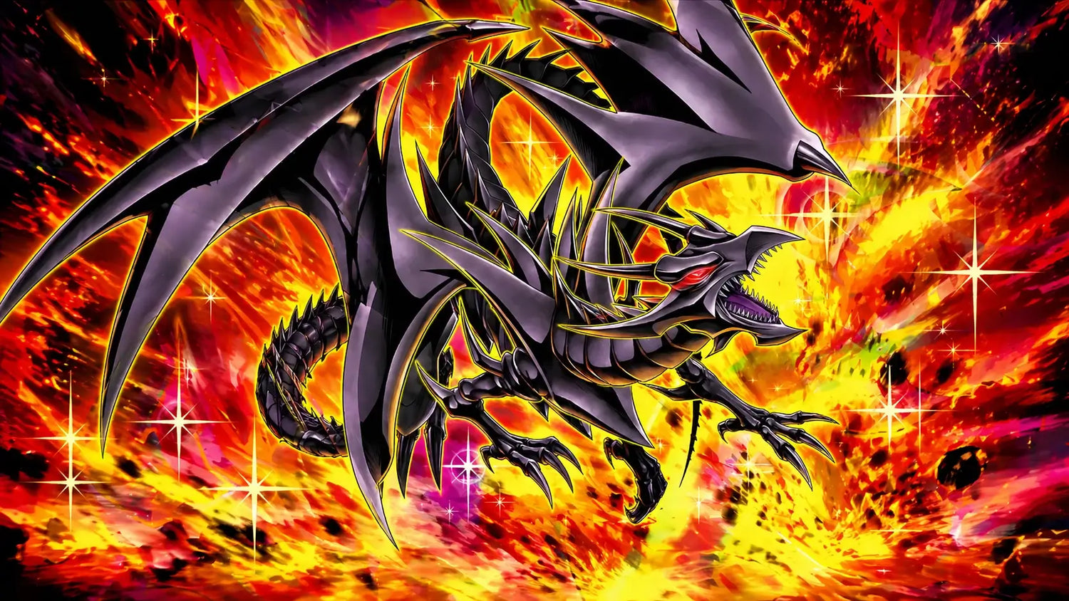 Yu-Gi-Oh! Rotäugig (Red-Eyes) Themendeck Karten
