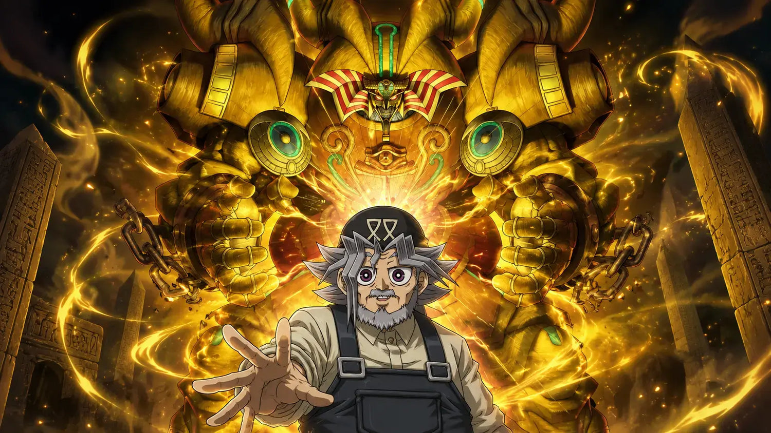 Yu-Gi-Oh! Solomon Muto Charakter-Kollektion mit Exodia-Karten