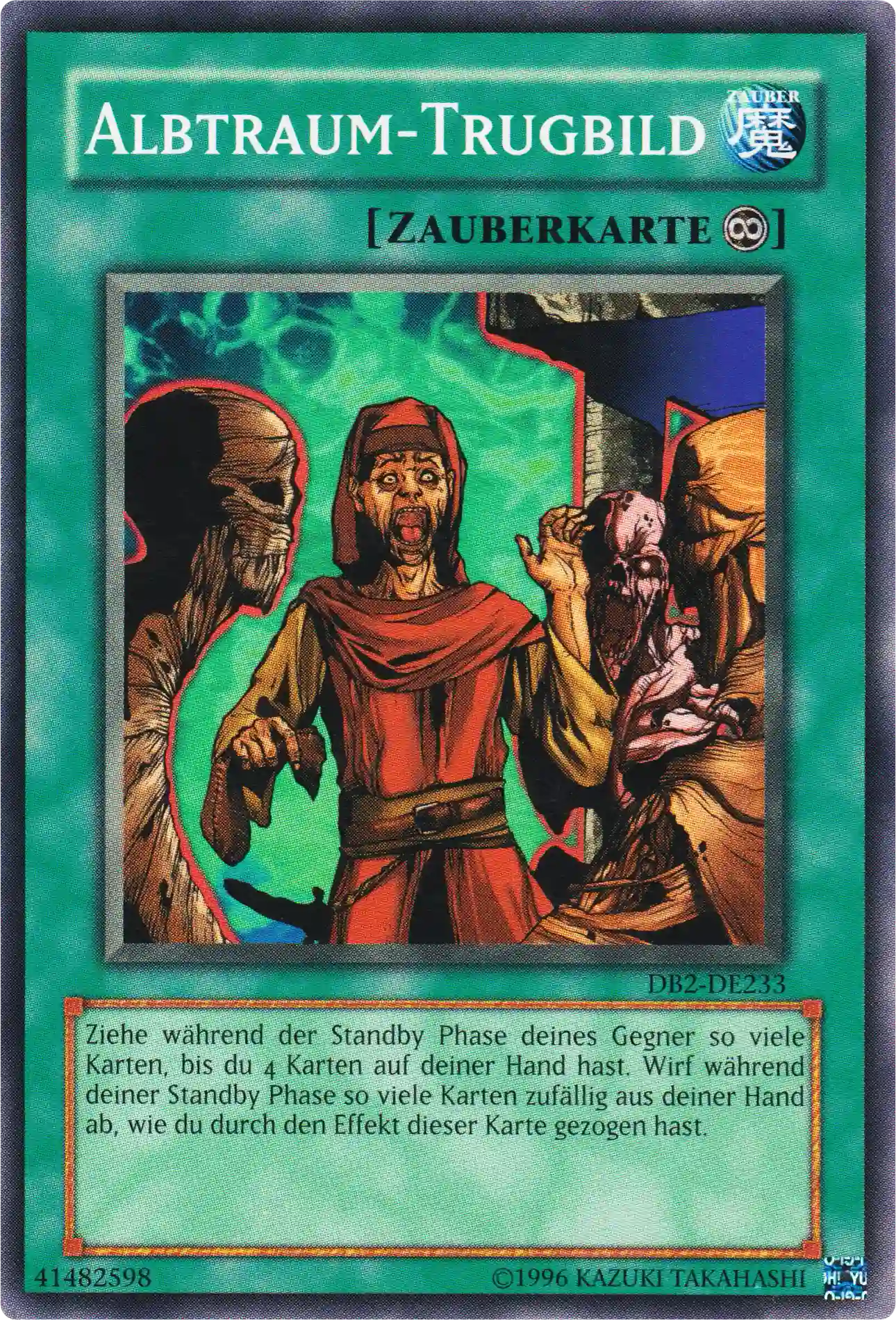 Albtraum-Trugbild Yu-Gi-Oh! Karte DB2-DE233 Common