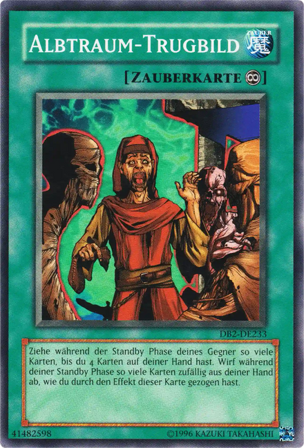 Albtraum-Trugbild Yu-Gi-Oh! Karte DB2-DE233 Common