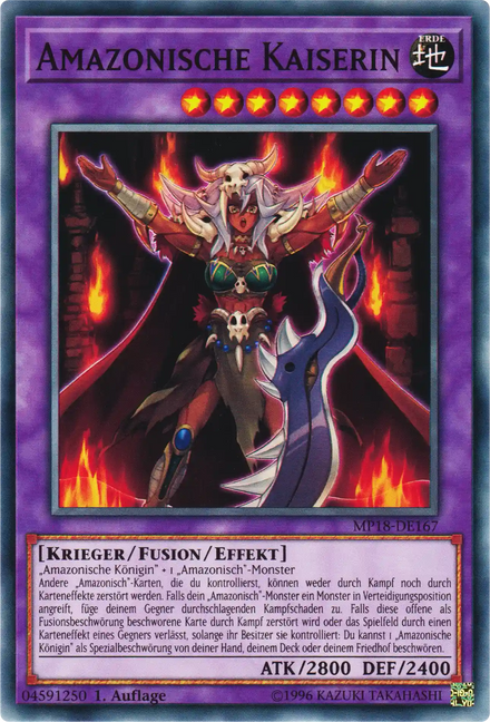 Amazonische Kaiserin Yu-Gi-Oh! Karte MP18-DE167 Common