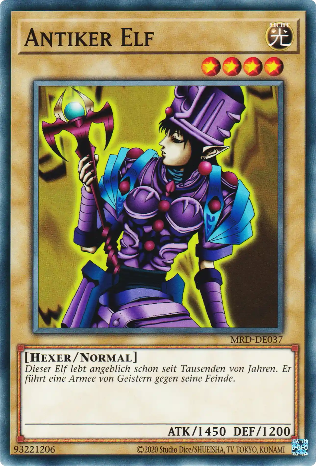 Antiker Elf Yu-Gi-Oh! Karte MRD-DE037 Common