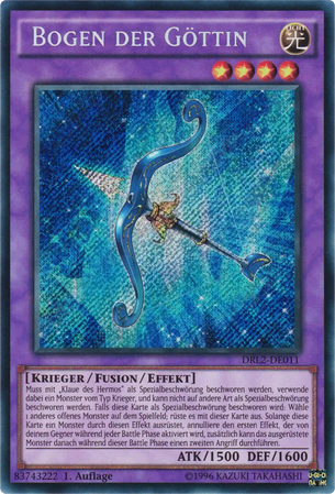 Bogen der Göttin Yu-Gi-Oh! Karte DRL2-DE011 Secret Rare