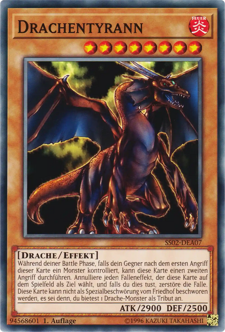 Drachentyrann Yu-Gi-Oh! Karte SS02-DEA07 Common