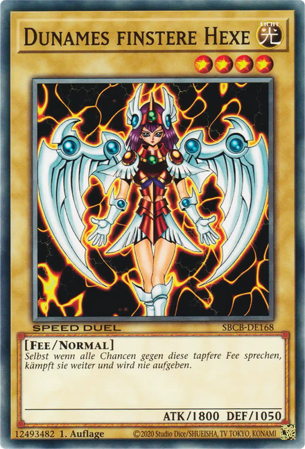 Dunames finstere Hexe Yu-Gi-Oh! Karte SBCB-DE168 Common