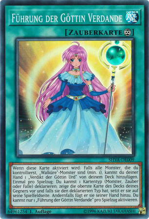 Führung der Göttin Verdande Yu-Gi-Oh! Karte SHVA-DE009 Super Rare