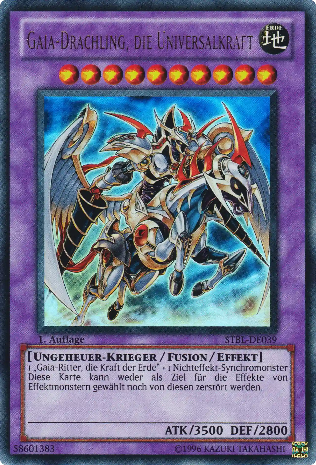 Gaia-Drachling, die Universalkraft Yu-Gi-Oh! Karte STBL-DE039 Ultra Rare