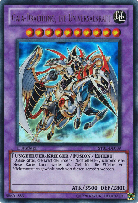 Gaia-Drachling, die Universalkraft Yu-Gi-Oh! Karte STBL-DE039 Ultra Rare