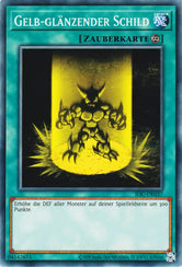 Gelb-glänzender Schild Yu-Gi-Oh! Karte IOC-DE037 Common