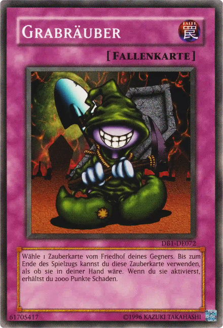 Grabräuber Yu-Gi-Oh! Karte DB1-DE072 Common