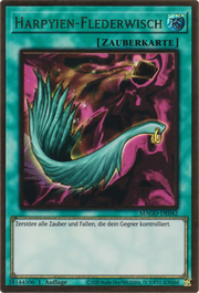 Yu-Gi-Oh! Premium Gold Rare Karte Beispiel mit Premium-Gold-Rahmen und Foil-Effekt