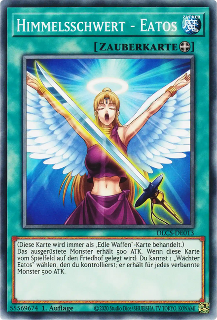 Himmelsschwert - Eatos Yu-Gi-Oh! Karte DLCS-DE013 Common