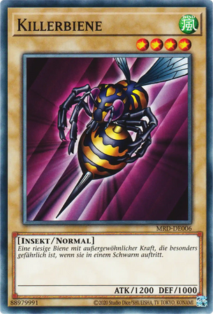 Killerbiene Yu-Gi-Oh! Karte MRD-DE006 Common