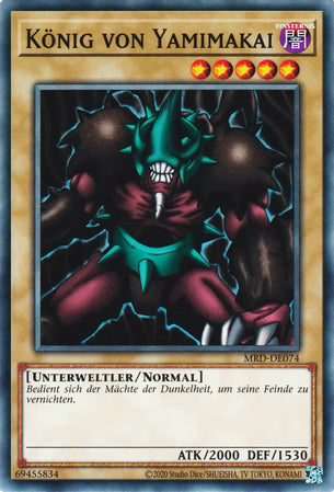König von Yamimakai Yu-Gi-Oh! Karte MRD-DE074 Common