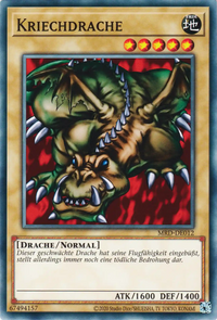 Kriechdrache Yu-Gi-Oh! Karte MRD-DE012 Common