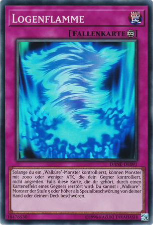 Logenflamme Yu-Gi-Oh! Karte DANE-DE091 Super Rare