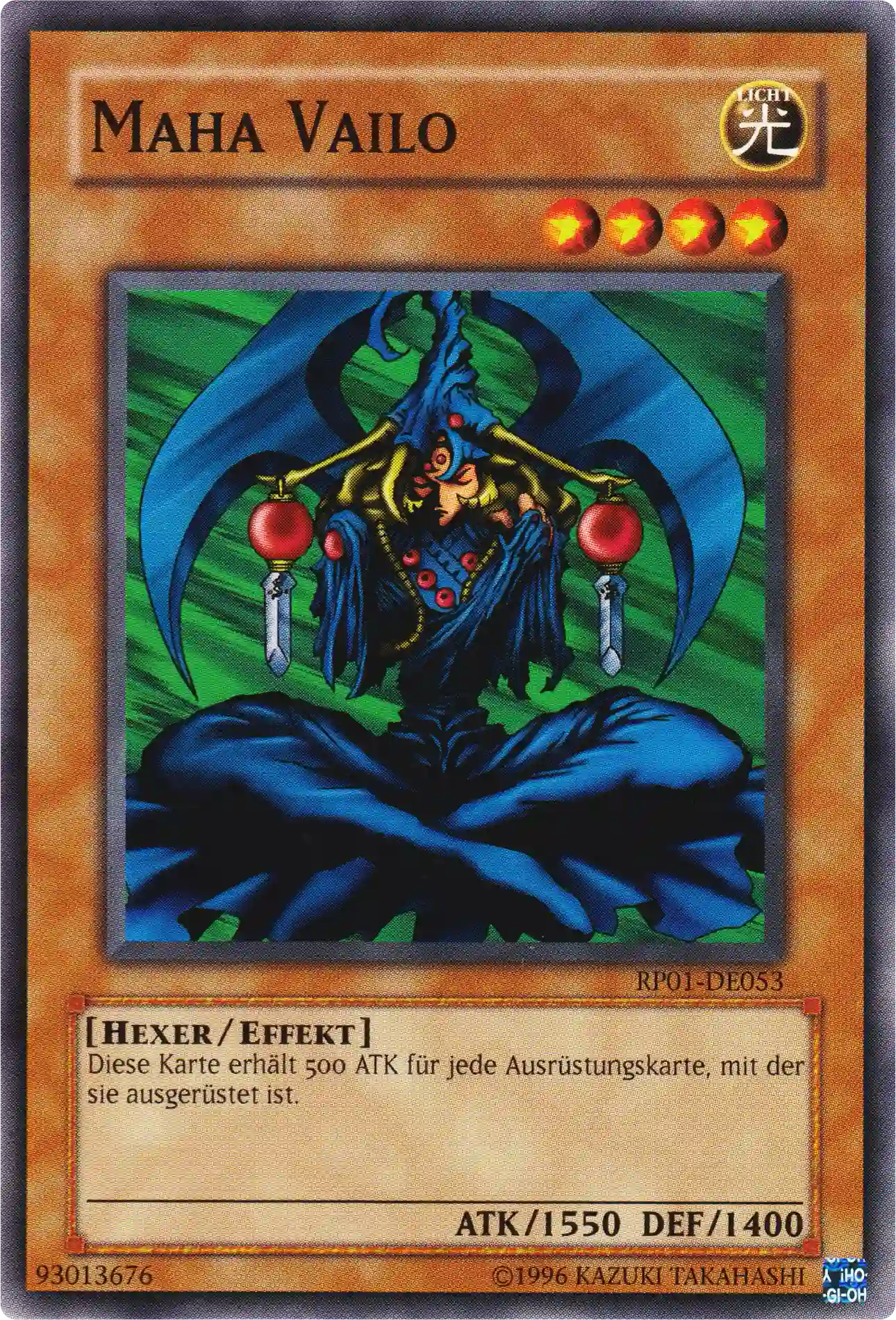Maha Vailo Yu-Gi-Oh! Karte RP01-DE053 Common