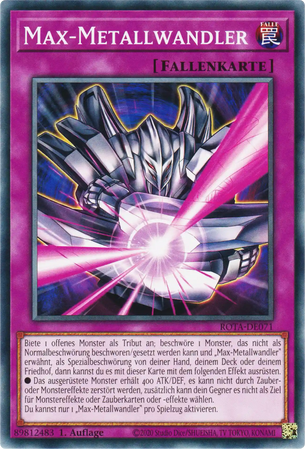 Max-Metallwandler Yu-Gi-Oh! Karte ROTA-DE071 Common