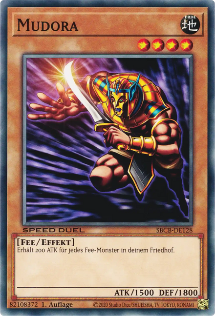 Mudora Yu-Gi-Oh! Karte SBCB-DE128 Common