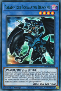 Paladin des Schwarzen Drachen Yu-Gi-Oh! Karte DLCS-DE069 Green Ultra Rare