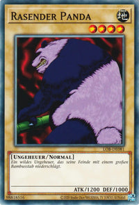 Rasender Panda Yu-Gi-Oh! Karte LOB-DE081 Common