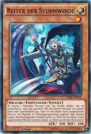 Reiter der Sturmwinde Yu-Gi-Oh! Karte LDK2-DEK18 Common