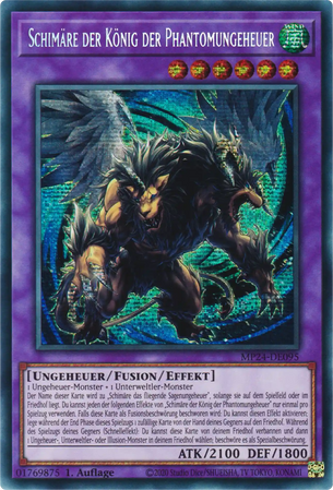 Schimäre der König der Phantomungeheuer Yu-Gi-Oh! Karte MP24-DE095 Secret Rare