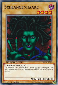 Schlangenhaare Yu-Gi-Oh! Karte SBLS-DE026 Common