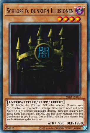 Schloss d. dunklen Illusionen Yu-Gi-Oh! Karte MRD-DE073 Common