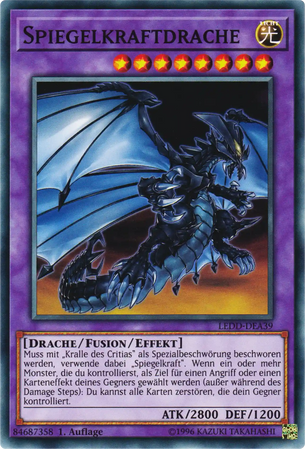 Spiegelkraftdrache Yu-Gi-Oh! Karte LEDD-DEA39 Common