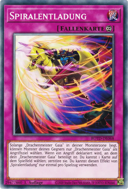 Spiralentladung Yu-Gi-Oh! Karte ROTD-DE068 Common