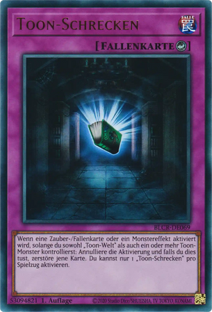 Toon-Schrecken Yu-Gi-Oh! Karte BLCR-DE069 Ultra Rare