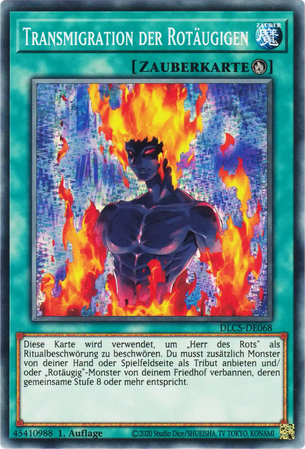 Transmigration der Rotäugigen Yu-Gi-Oh! Karte DLCS-DE068 Common