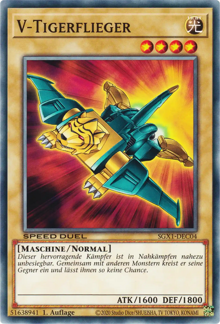 V-Tigerflieger Yu-Gi-Oh! Karte SGX1-DEC04 Common