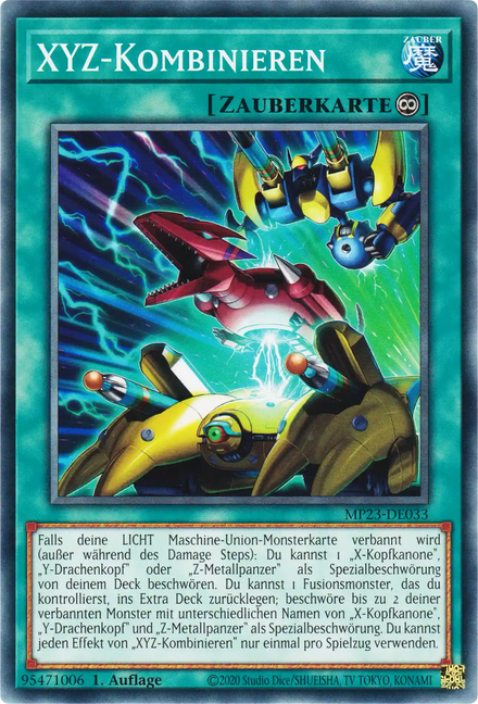 XYZ-Kombinieren Yu-Gi-Oh! Karte MP23-DE033 Common