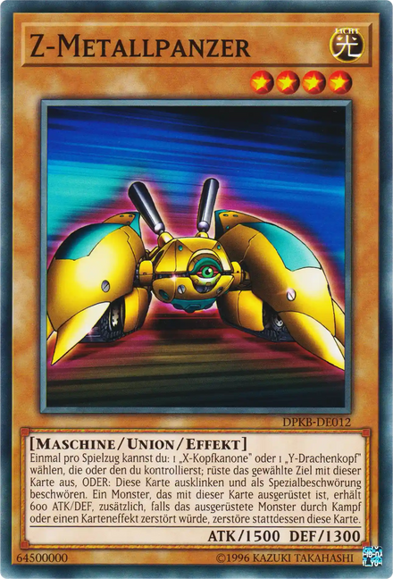 Z-Metallpanzer Yu-Gi-Oh! Karte DPKB-DE012 Common